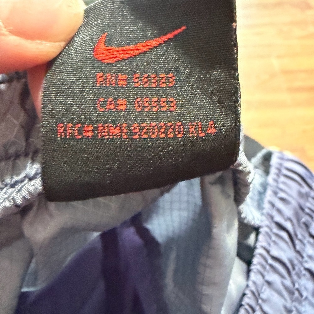 VTG 90s Nike windbreaker track pants size large. Velcro ankle. - Picture 4 of 7